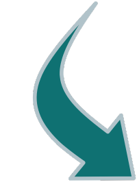 a curved, teal arrow with a silver outline, pointing down. the arrow is part of the graphics we use to increase customer understanding and customer success.